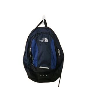 The North Face Vault Backpack. Blue & Dark Blue. 14x18